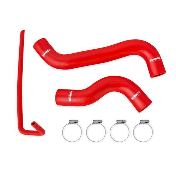 Mishimoto Subaru WRX Silicone Radiator Hose Kit, Red, 2015+ (2015-2018 WRX) - MMHOSE-WRX-15RD