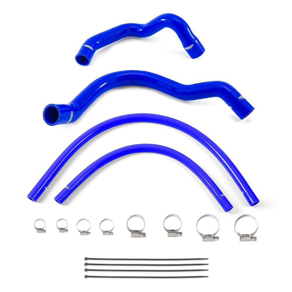 Mishimoto Jeep Cherokee XJ 4.0L Silicone Radiator and Heater Hose Kit, Blue (1991-2001 Cherokee) - MMHOSE-XJ6-92KBL