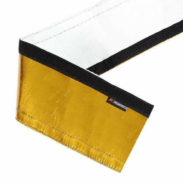 Mishimoto Heat Shielding Sleeve, Gold 1/2"x36" - MMHP-HSS-1236GD
