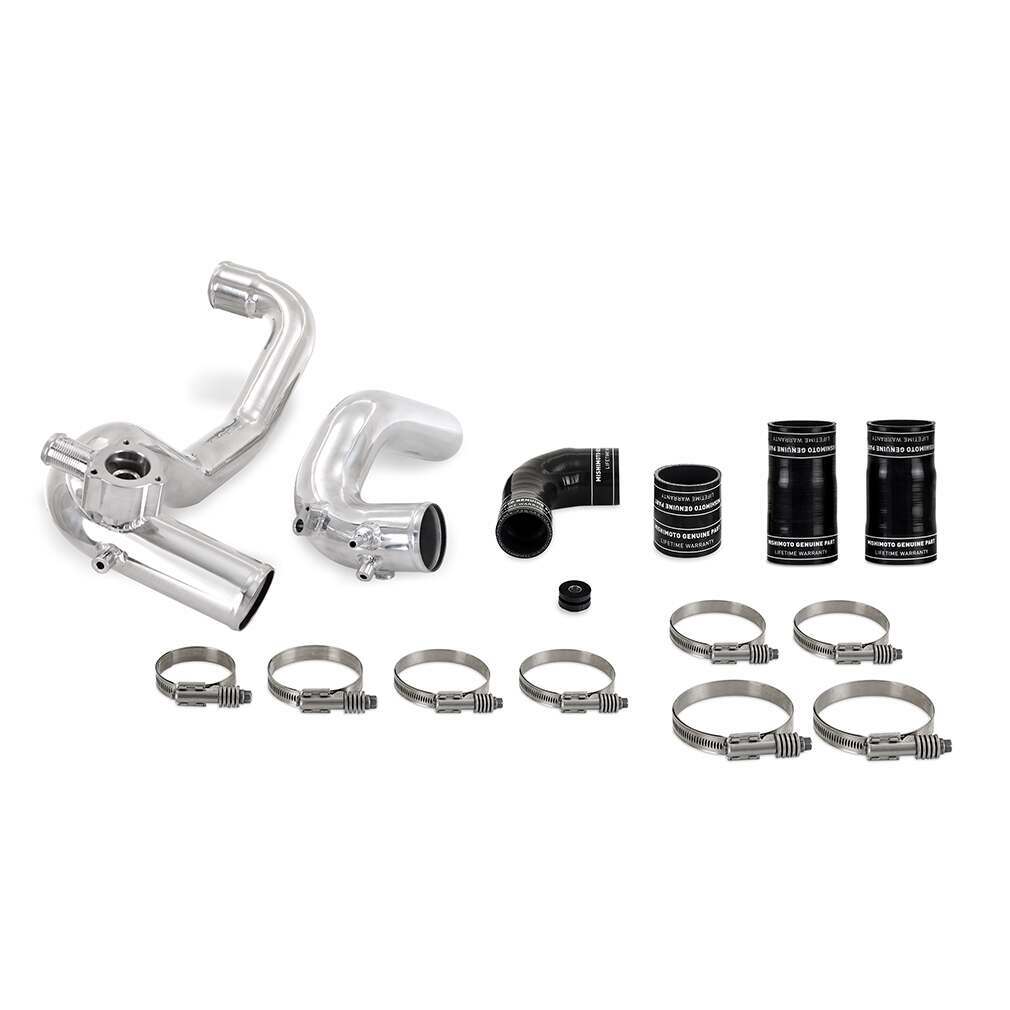 Mishimoto High-Mount Intercooler Pipe Upgrade Kit, Fits Ford Bronco 2.3L 2021+, Polished - MMICP-BR23-21UHP