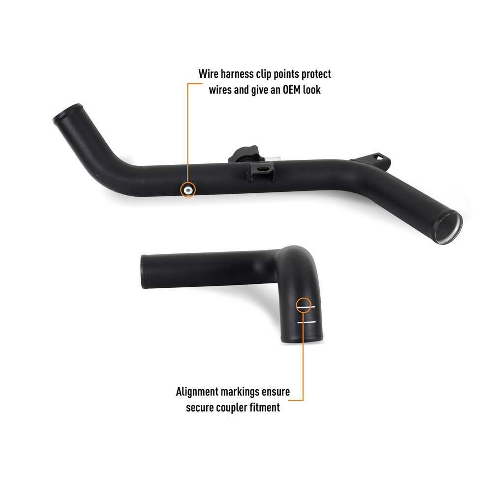 Mishimoto Performance Intercooler Pipe Kit, Fits Ford Bronco 2.7L Ecoboost 2021+ - MMICP-BR27-21MWBK