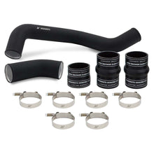 Mishimoto Hot-Side Intercooler Pipe and Boot Kit, fits 6.6L Duramax (L5P) '17-'19, Black - MMICP-DMAX-17HWBK