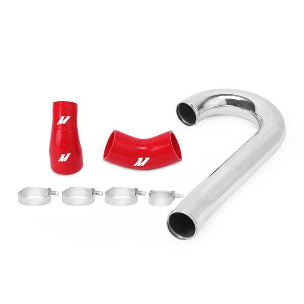 Mishimoto Mitsubishi Lancer Evolution 7/8/9 Lower Intercooler Pipe Kit, Red, 2001-2007 (2003-2006 Lancer) - MMICP-EVO-01LRD