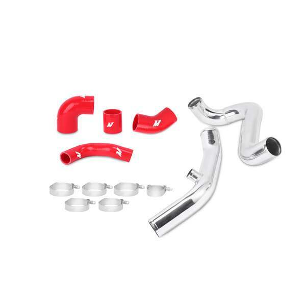 Mishimoto Mitsubishi Lancer Evolution 7/8/9 Upper Intercooler Pipe Kit, Red, 2001-2007 (2003-2006 Lancer) - MMICP-EVO-01URD