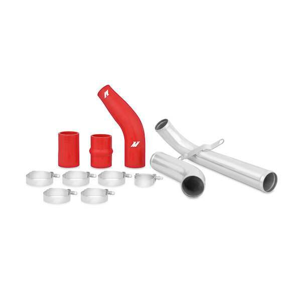 Mishimoto Mitsubishi Lancer Evolution X Upper Intercooler Pipe Kit, Red, 2008+ (2008-2014 Lancer) - MMICP-EVO-10URD
