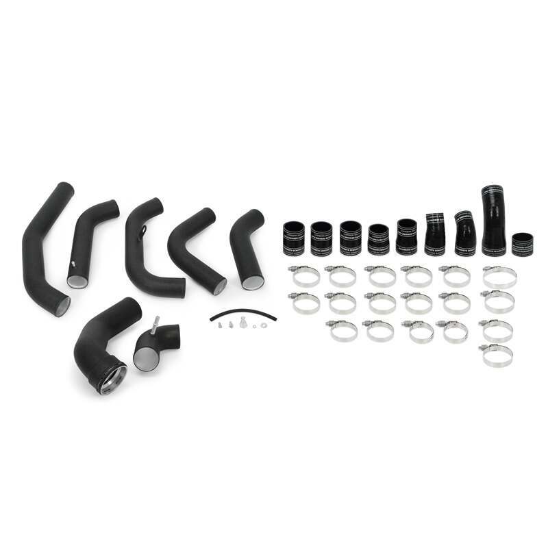 MISHIMOTO MMICP-F35T-15KWBK 2015-2016 FORD F-150 3.5L ECOBOOST INTERCOOLER PIPE KIT (WRINKLE BLACK)