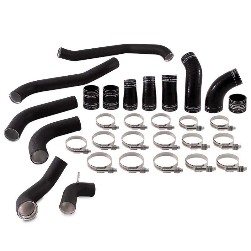 MISHIMOTO MMICP-F35T-17KWBK 2017+ FORD F-150 3.5L ECOBOOST INTERCOOLER PIPE KIT (WRINKLE BLACK)