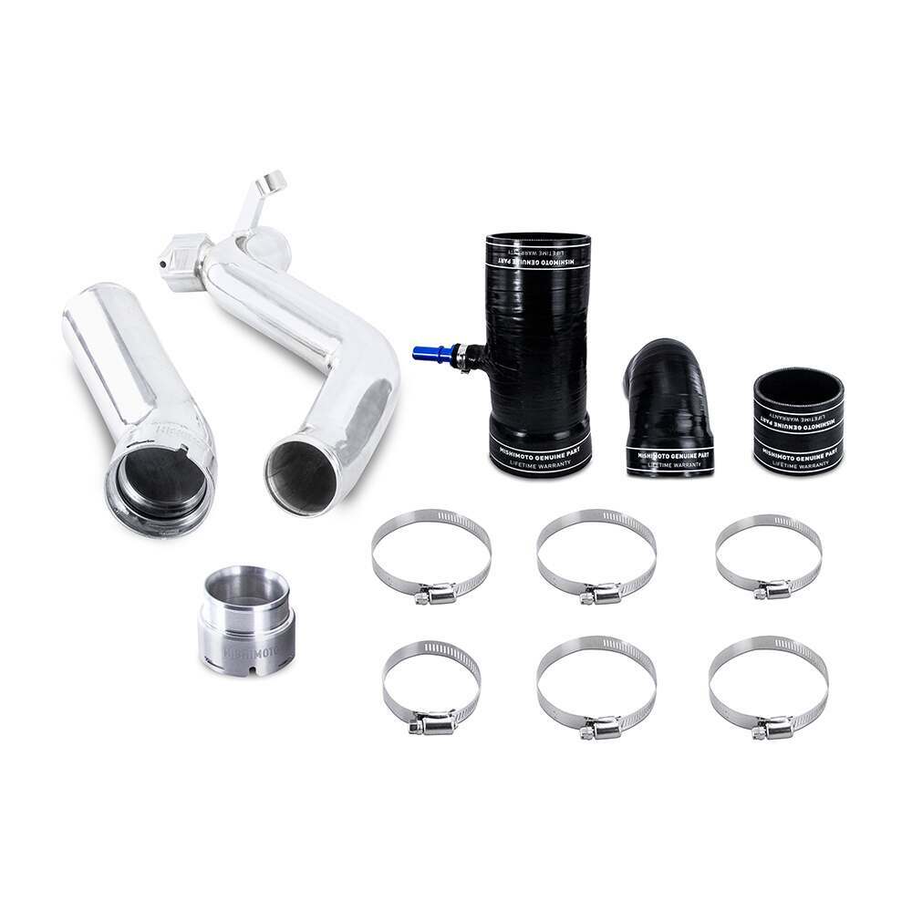 Mishimoto Intercooler Pipe And Boot Kit, Fits Ford Ranger 2.3L 2019+, Polished (2019-2021 Ranger) - MMICP-RGR-19KP