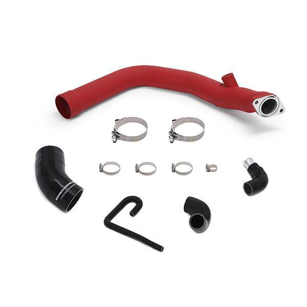 Mishimoto Subaru WRX Charge-Pipe Kit, 2015 Wrinkle Red (2015-2015 WRX) - MMICP-WRX-15WRD