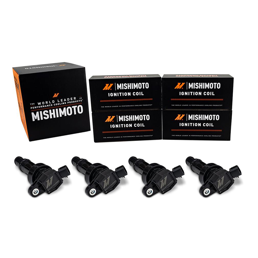 Mishimoto Ignition Coil 4-Pack Fits Hyundai Accent 1.6L 2012-2018 (2012-2021 Accent, Veloster, Rio, Soul) - MMIG-ACCNT-1204