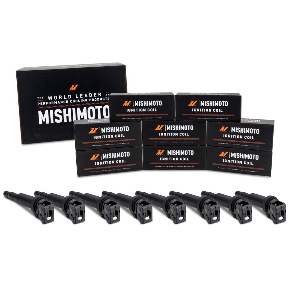 Mishimoto Ignition Coil Set Of 8 Fits Bmw 550I 4.4L 2011-2015 Bosch Style (2002-2022 BMW Fitment) - MMIG-BMW-1108