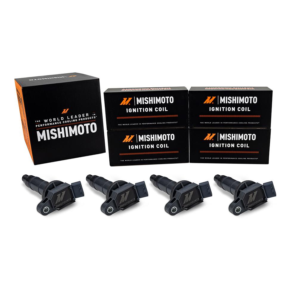 Mishimoto Ignition Coil 4-Pack Toyota Camry 2.4L 2002-2011 (2001-2015 HS250h, Vibe, tC, xB, Camry, Corolla, Highlander, Matrix, RAV4, Solara) - MMIG-CMRY-0204
