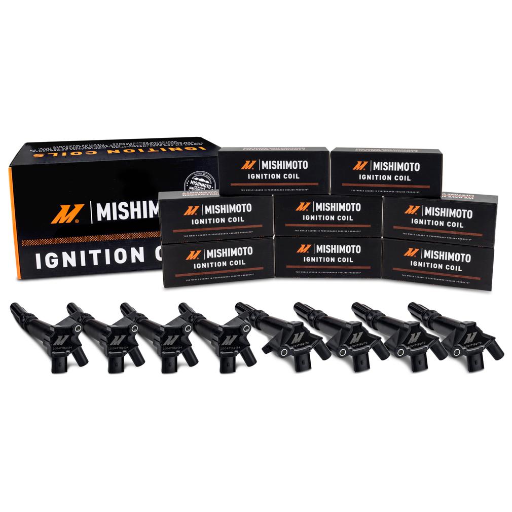 Mishimoto Ignition Coil 8 Pack Fits Ford F-150 Raptor 6.2L 2010-2014 (2010-2017 Ford Fitment) - MMIG-F62-10K