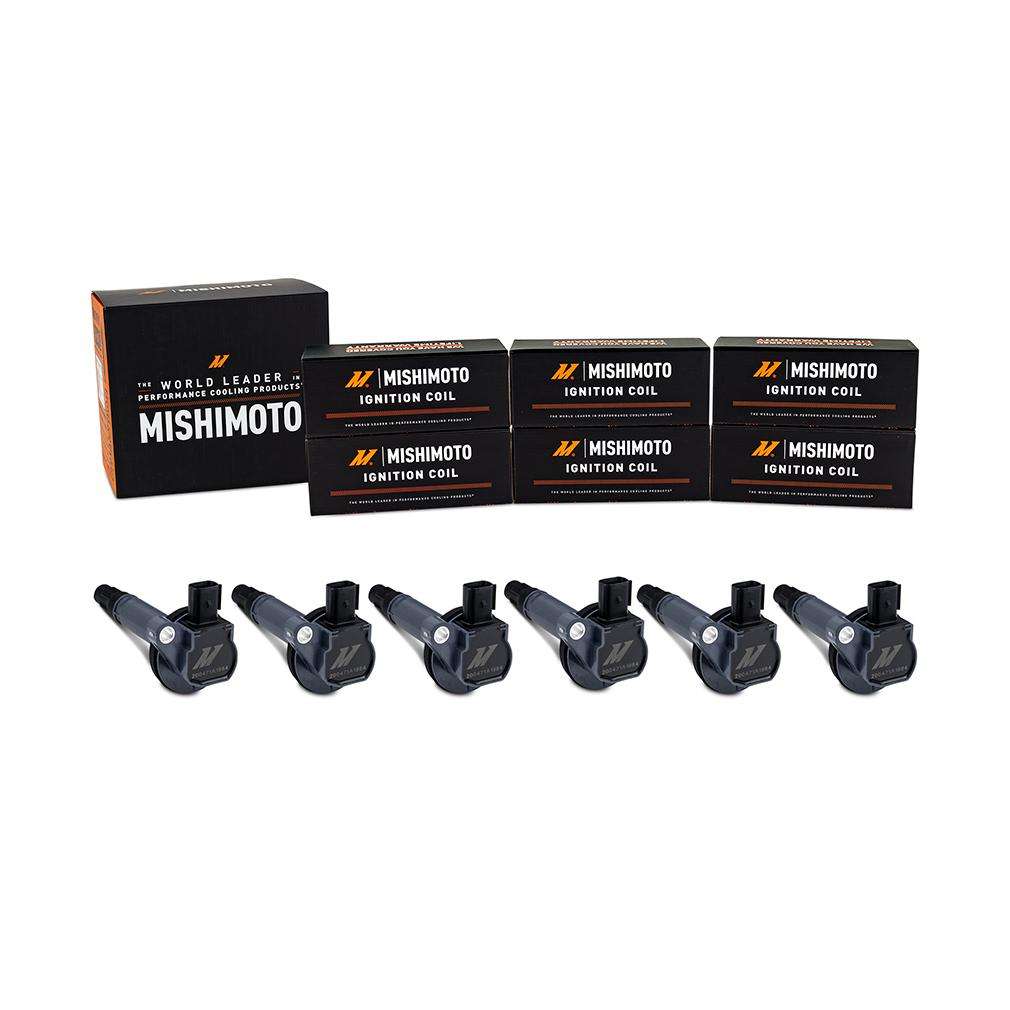 Mishimoto Ignition Coil 6-Pack Fits Ford Mustang 3.7L 2011-2016 (2007-2018 Ford, Lincoln, Mazda, Mercury Fitment) - MMIG-MUS6-1106