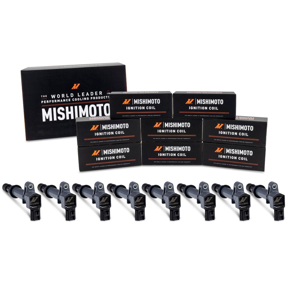 Mishimoto Ignition Coil 8-Pack Fits Dodge Ram 1500 4.7L 2002-2007 (1999-2008 Chrysler, Dodge, Jeep, Mitsubishi Fitment) - MMIG-RAM-0208