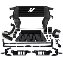 Mishimoto High-Mount Intercooler Kit, 2021+ Ford Bronco 2.3L, Black Core, Black Pipes - MMINT-BR23-21HKBKBK