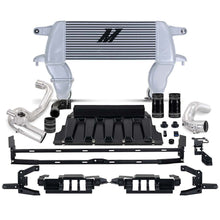 Mishimoto High-Mount Intercooler Kit, 2021+ Ford Bronco 2.3L, Silver Core, Polished Pipes - MMINT-BR23-21HKSLP