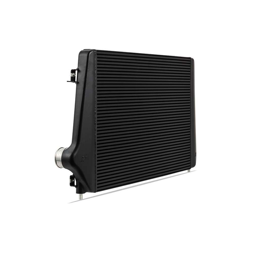 Mishimoto MMINT-DMAX-17KBKP Duramax Intercooler Kit - Black w/ Polished Pipes (2017-2019 Chevrolet / GMC 6.6L Duramax L5P)