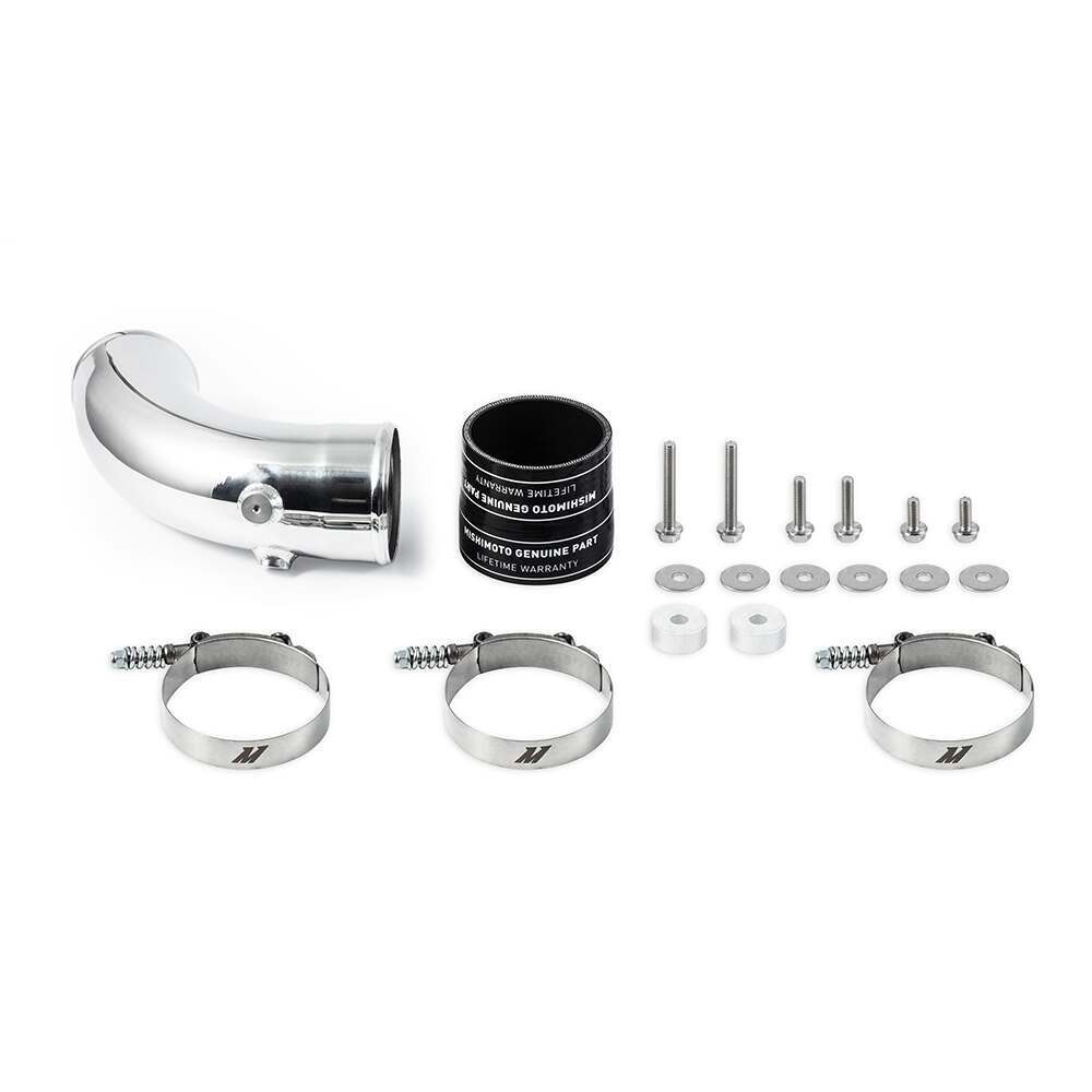 Mishimoto Performance Intercooler, fits Chevrolet/GMC 6.6L Duramax L5P 2017-2019, Silver (2017-2019 Silverado 2500 HD, Silverado 3500 HD, Sierra 2500 HD, Sierra 3500 HD) - MMINT-DMAX-17SL