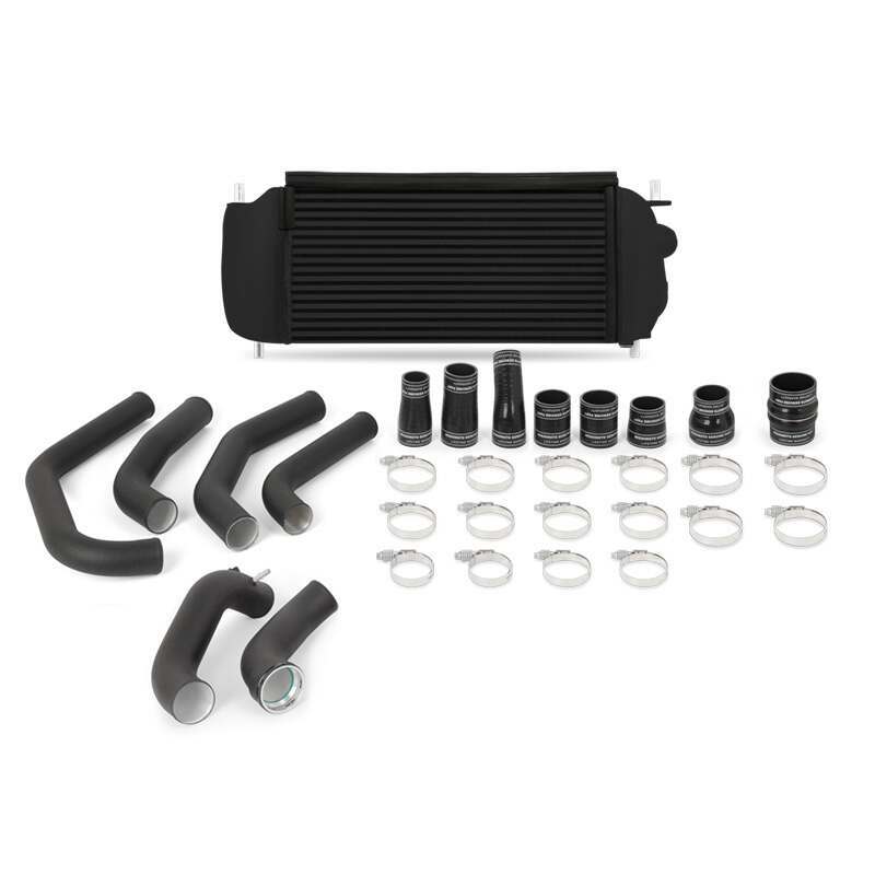 MISHIMOTO MMINT-F27T-15KBBK 2015-2017 FORD F-150 2.7L ECOBOOST PERFORMANCE INTERCOOLER KIT (BLACK INTERCOOLER / WRINKLE BLACK PIPES)