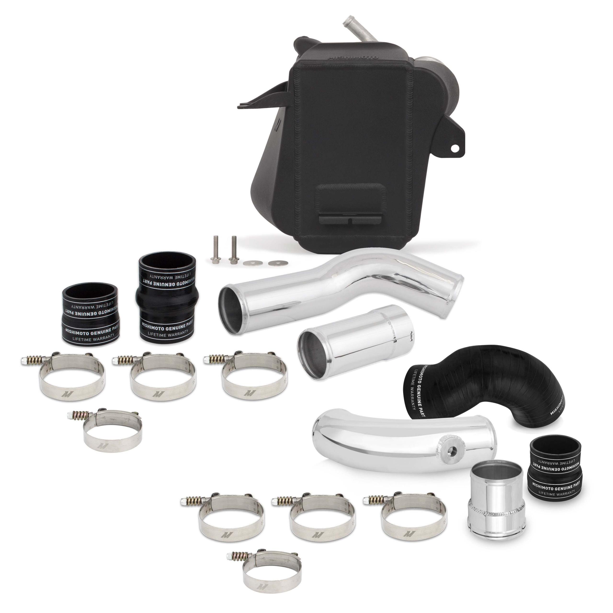 Mishimoto Ford 6.7L Powerstroke Air-to-Water Performance Intercooler Kit, 2011+ (2011-2018 F-250 Super Duty,2011-2018 F-350 Super Duty) - MMINT-F2D-11KBKP