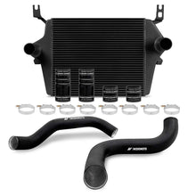 Mishimoto Ford 7.3L Powerstroke Intercooler Kit, '99-'03 Black Cooler, Wrinkle-Black Pipe (1999-2003 F-350 Super Duty) - MMINT-F2D-99KBKBK