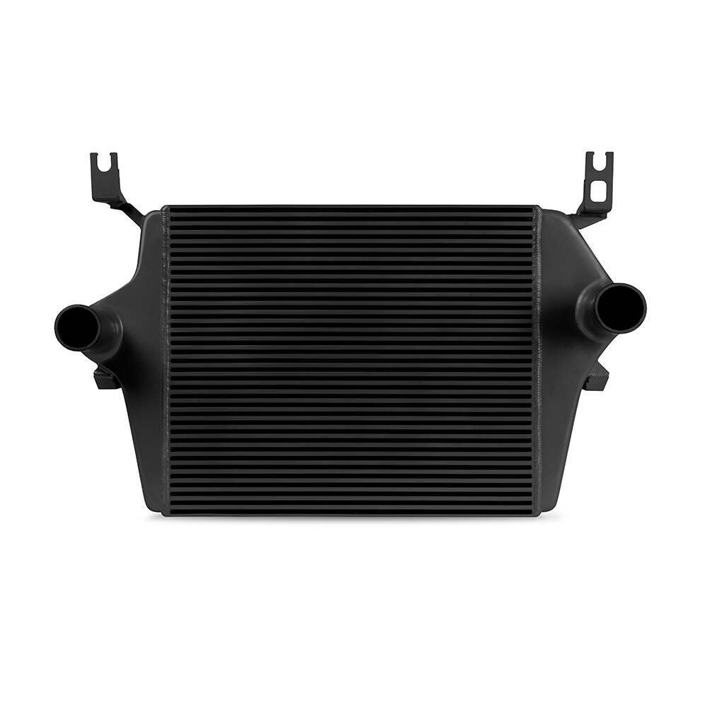 Mishimoto Ford 7.3L Powerstroke Intercooler Kit, '99-'03 Black Cooler, Wrinkle-Black Pipe (1999-2003 F-350 Super Duty) - MMINT-F2D-99KBKBK