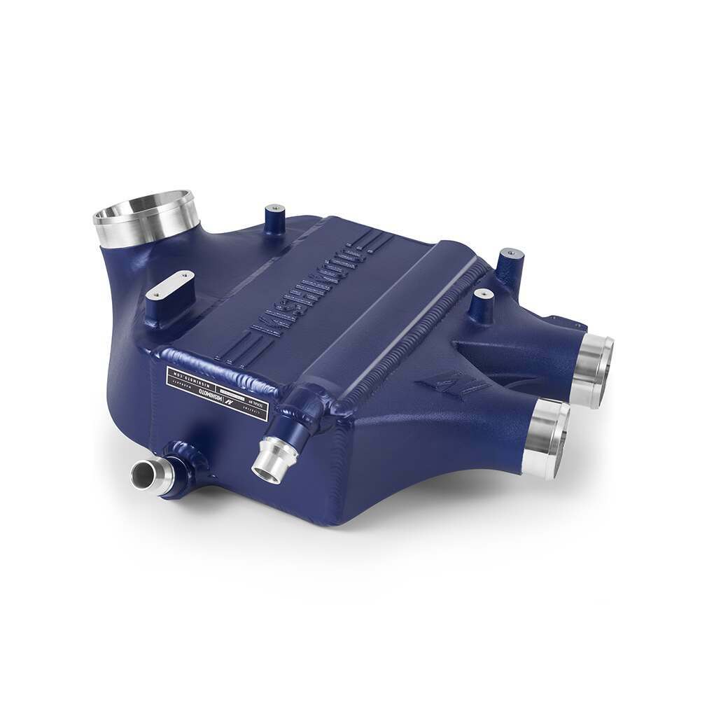 Mishimoto Performance Air-To-Water Intercooler, Fits Bmw F8X M3/M4 15-20, Frozen Dark Blue - MMINT-F80-15CFDB