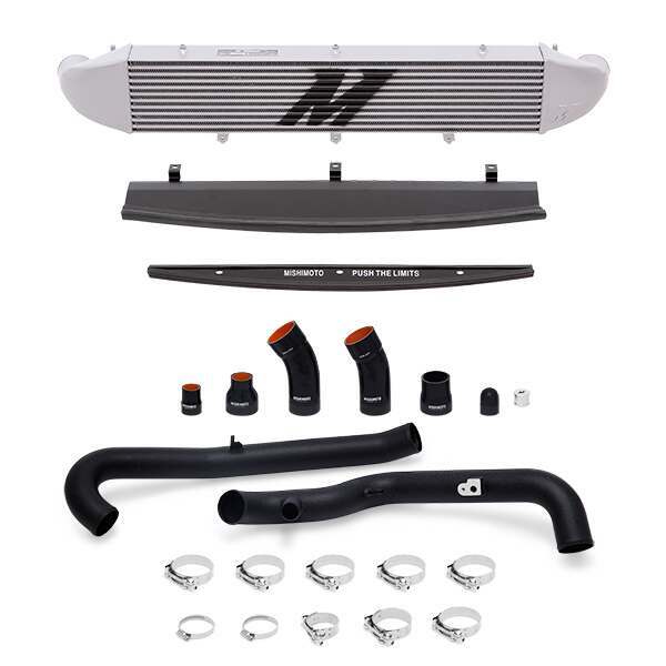 Mishimoto Ford Fiesta ST Performance Intercooler Kit, 2014-2019 Black Pipes, Silver Coole (2014-2016 Fiesta) - MMINT-FIST-14KBSL