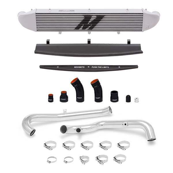 Mishimoto Ford Fiesta ST Intercooler Kit, 2014-2019 Polished Pipes, Silver Cooler (2014-2016 Fiesta) - MMINT-FIST-14KPSL