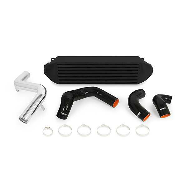 Mishimoto Ford Focus ST Intercooler Kit, 2013-2018, Black Cooler, Polished Pipes (2013-2018 Focus) - MMINT-FOST-13KPBK