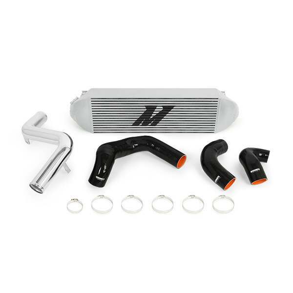 Mishimoto Ford Focus ST Intercooler Kit, 2013-2018, Silver Cooler, Polished Pipes (2013-2018 Focus) - MMINT-FOST-13KPSL