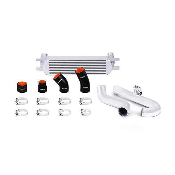 Mishimoto 15-17 Mustang Ecoboost Intercooler Kit - Silver Core Polished Pipes