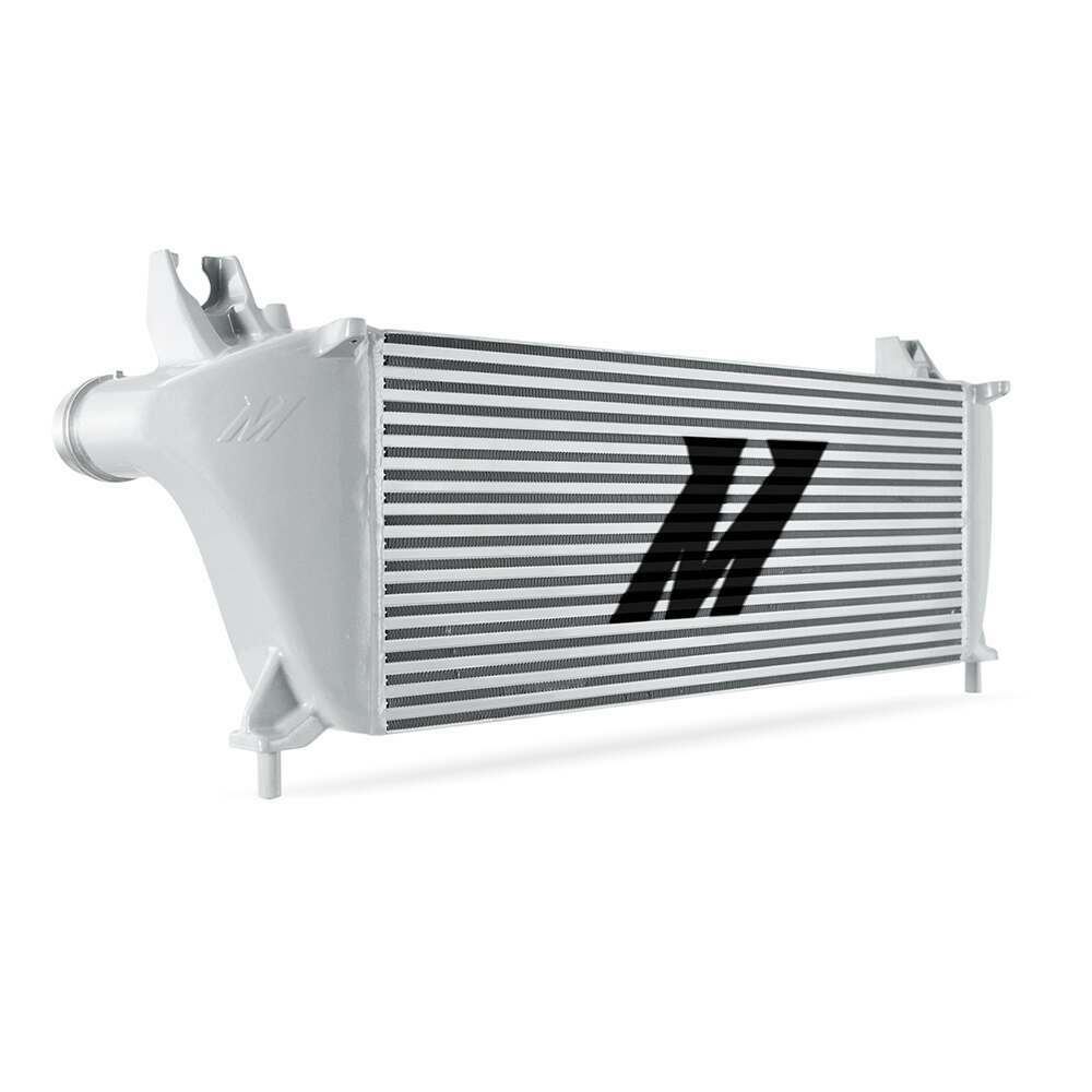 Mishimoto Intercooler Kit, fits Ford Ranger 2.3L 2019+, Silver Cooler, Black Pipes (2019-2022 Ranger) - MMINT-RGR-19KSLBK