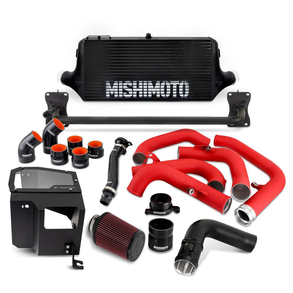 Mishimoto Performance Front-Mount Intercooler Kit W/ Intake Fits Subaru Wrx 2022+ (2022-2025 WRX Limited, WRX GT, WRX Sport, WRX Premium, WRX Sport-tech, WRX Base) - MMINT-WRX-22AIBKRD