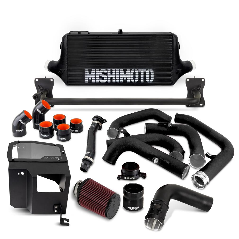 Mishimoto Performance Front-Mount Intercooler Kit W/ Intake Fits Subaru Wrx 2022+ (2022-2025 WRX Limited, WRX GT, WRX Sport, WRX Premium, WRX Sport-tech, WRX Base) - MMINT-WRX-22AIBKBK