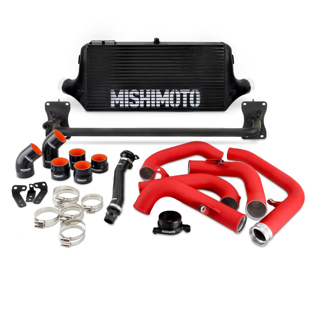 Mishimoto Performance Front-Mount Intercooler Kit Fits Subaru Wrx 2022+ (2022-2025 WRX Limited, WRX GT, WRX Sport, WRX Premium, WRX Sport-tech, WRX Base) - MMINT-WRX-22BKRD