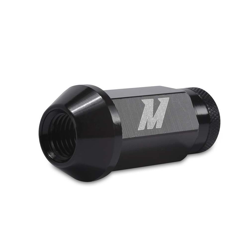 Mishimoto Aluminum Locking Lug Nuts M12X1.25, 20pc Set, Black - MMLG-125-20LBK