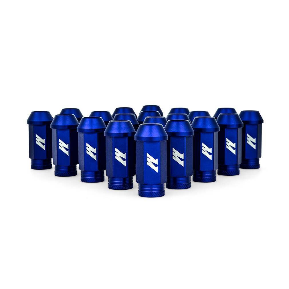 Mishimoto Aluminum Locking Lug Nuts M12X1.25, 20pc Set, Blue - MMLG-125-20LBL