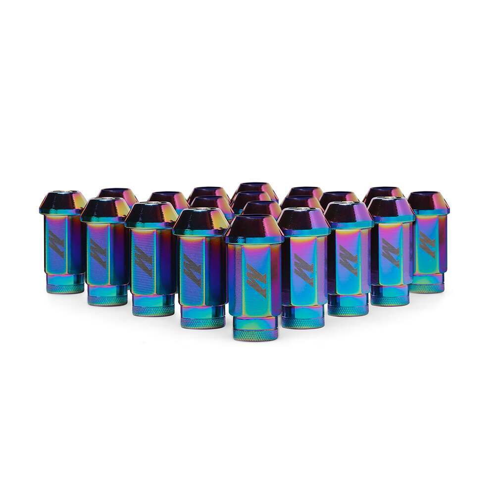 Mishimoto Aluminum Locking Lug Nuts M12X1.25, 20pc Set, Neo Chrome - MMLG-125-20LNC
