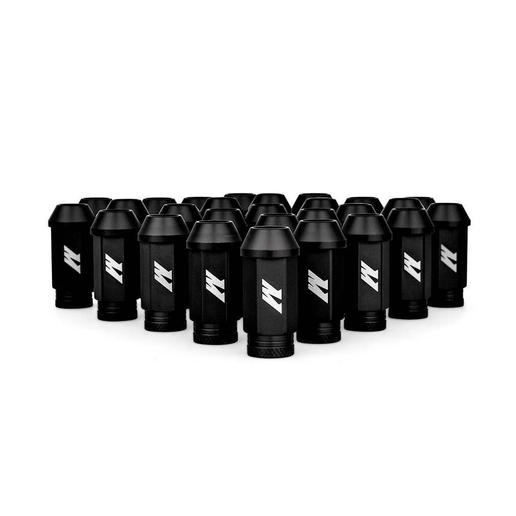 Mishimoto Aluminum Locking Lug Nuts, M12 X 1.5, Fits Ford Bronco 2021+, Black - MMLG-15-27LBK