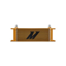 Mishimoto Universal 13-Row Oil Cooler, Gold - MMOC-13GD