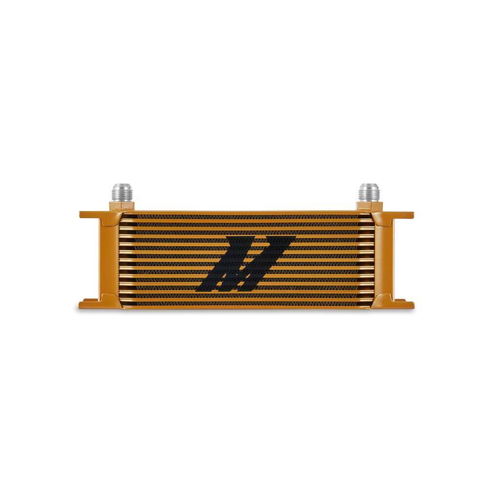 Mishimoto Universal 13-Row Oil Cooler, Gold - MMOC-13GD