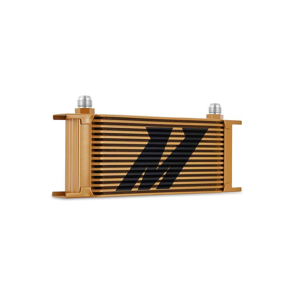 Mishimoto Universal 16-Row Oil Cooler, Gold - MMOC-16GD