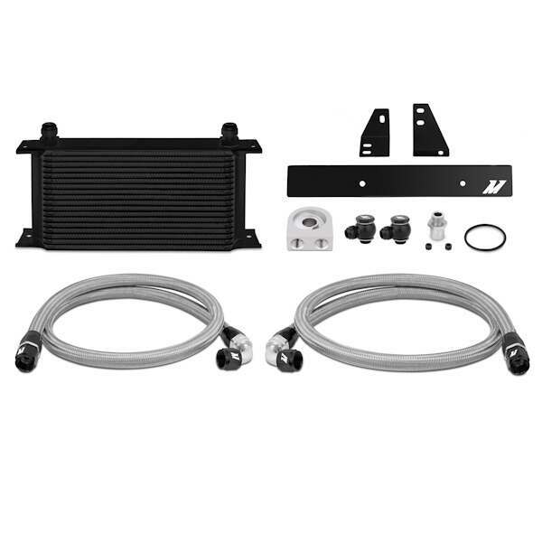 Mishimoto Nissan 370Z, 2009+ / Infiniti G37, 2008+ (Coupe only) Oil Cooler Kit, Black (2008-2013 G37,2009-2013 370Z) - MMOC-370Z-09BK