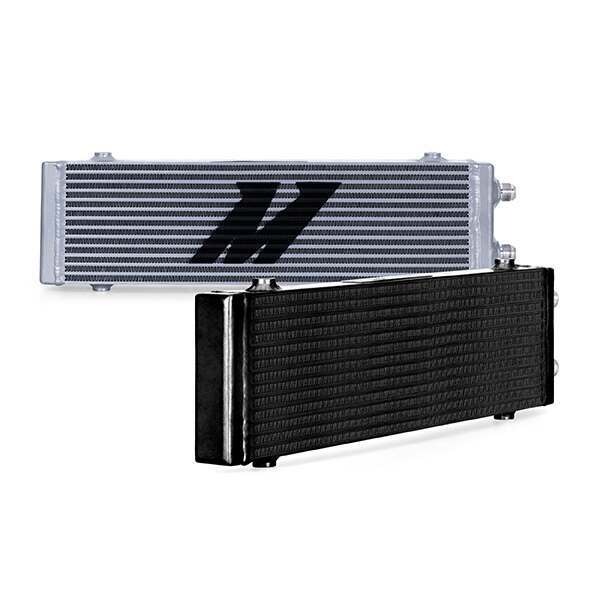 Mishimoto Universal Dual Pass Bar &amp; Plate Oil Cooler, Large - MMOC-DP-LSL