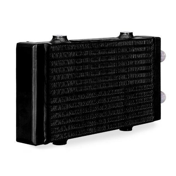 Mishimoto Universal Dual Pass Bar &amp; Plate Oil Cooler, Small - MMOC-DP-SBK