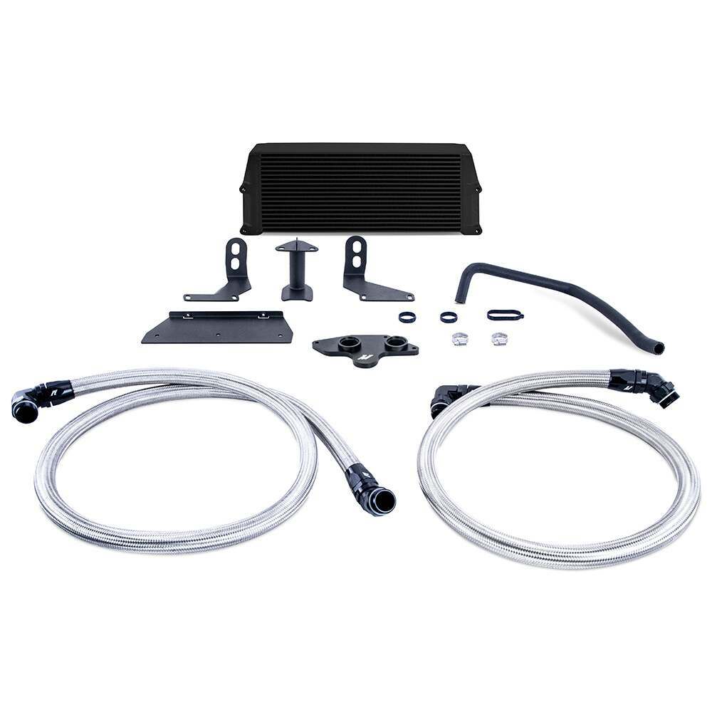 Mishimoto Performance Oil Cooler, Fits Ford 6.7L Powerstroke 2011-2019, Black - MMOC-F2D-11KBK