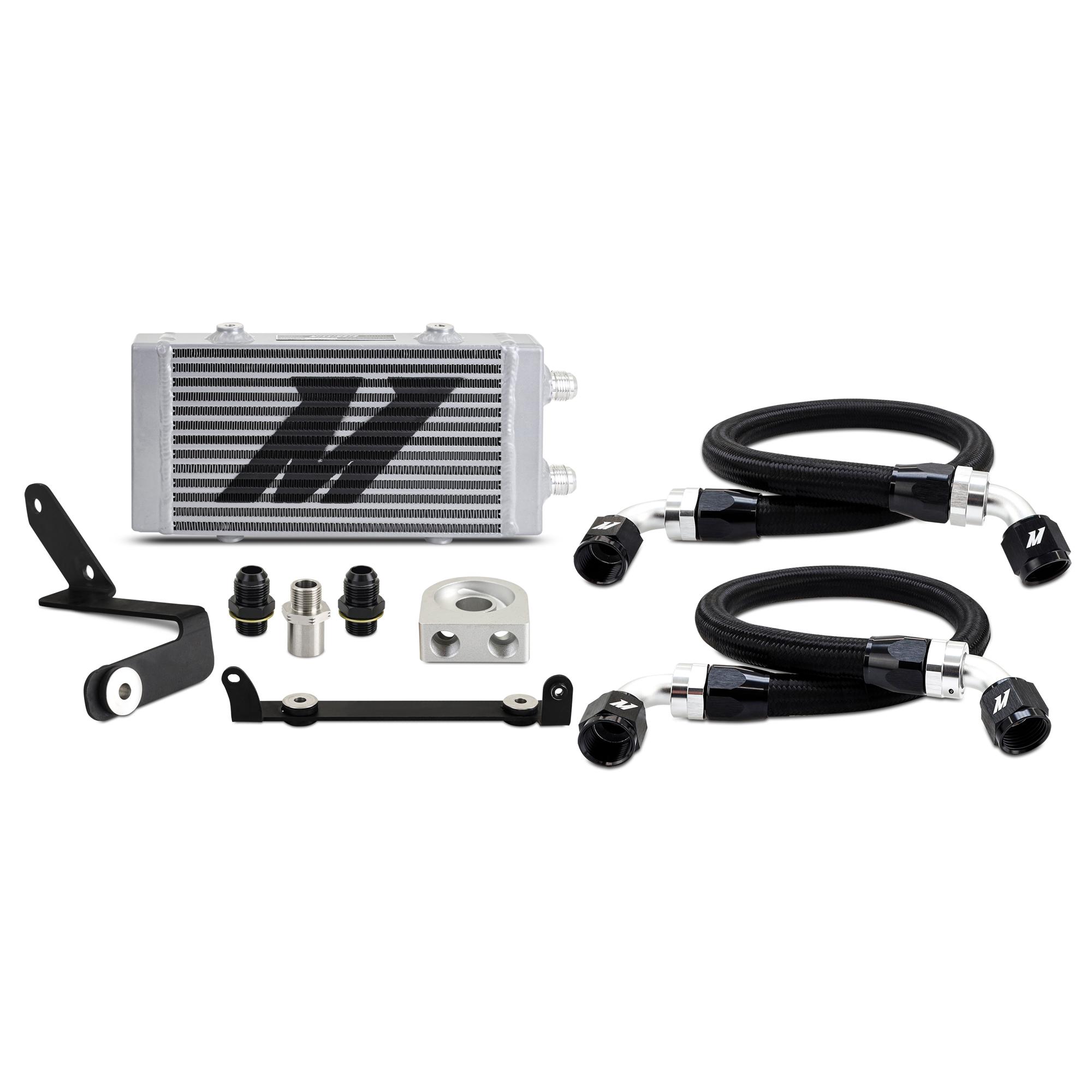 Mishimoto Oil Cooler Kit Fits Toyota Gr Corolla 2023+ Non-Thermostatic Silver Cooler (2023-2024 GR Corolla) - MMOC-GRC-23NTSL