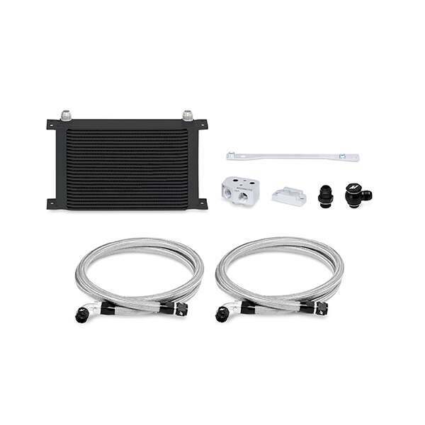 Mishimoto Mishimoto LS1/LS2 Front-Sump Race Oil Cooler Kit, Black (2004-2006 GTO) - MMOC-GTO-04BK